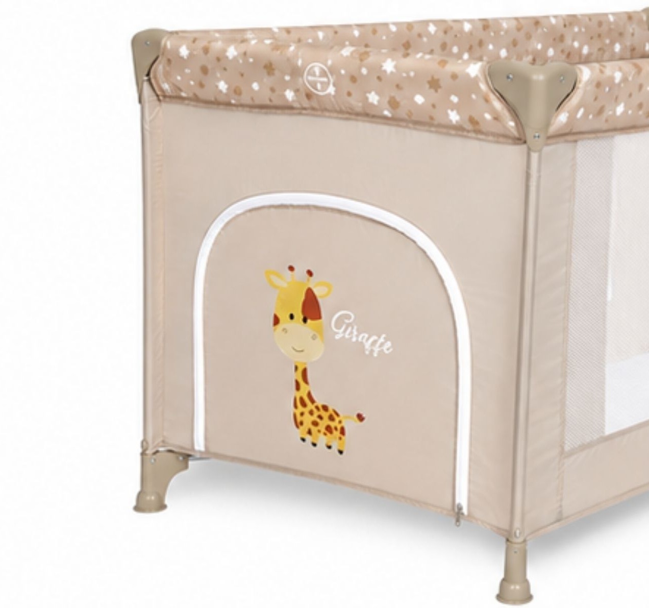 Only Zippy prenosivi krevetac Beige sa crtezom
