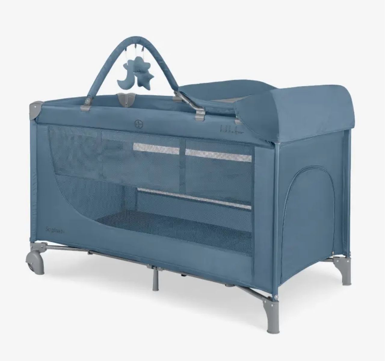   Kikka Boo So Gifted Plus Premium prenosivi krevetac2 nivoa sa pultom Blue