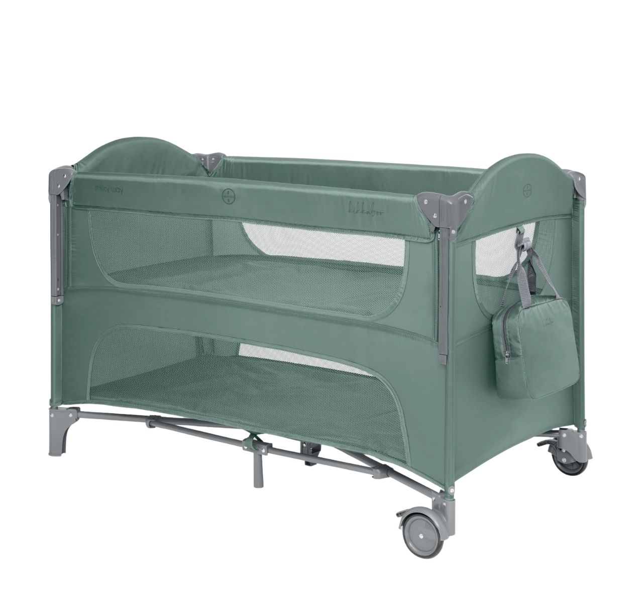 Kikka Boo Milky Way Premium 2 nivoa prenosivi krevetac Green