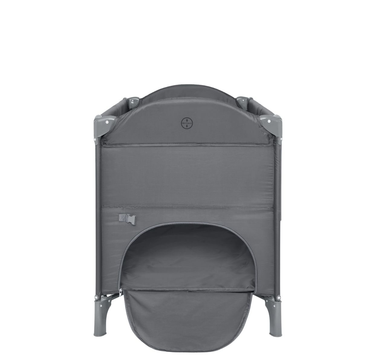   Kikka Boo Milky Way Premium 2 nivoa prenosivi krevetac Grey sa prozorom 