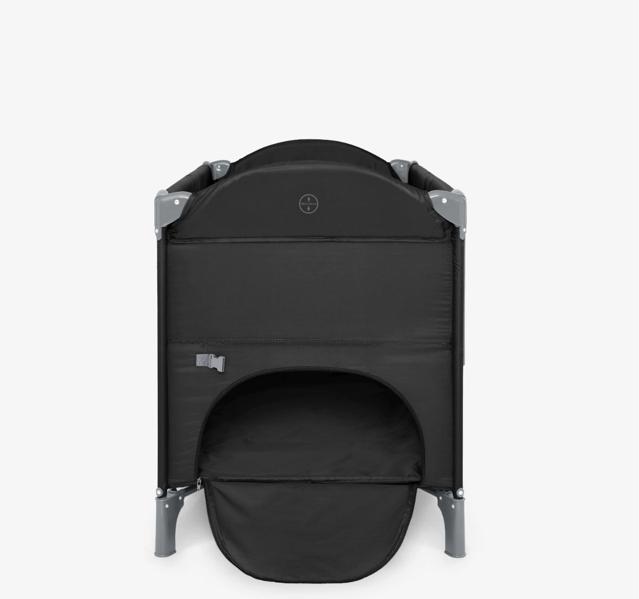 Kikka Boo Milky Way Premium 2 nivoa prenosivi krevetac Black sa prozorom za vece dete