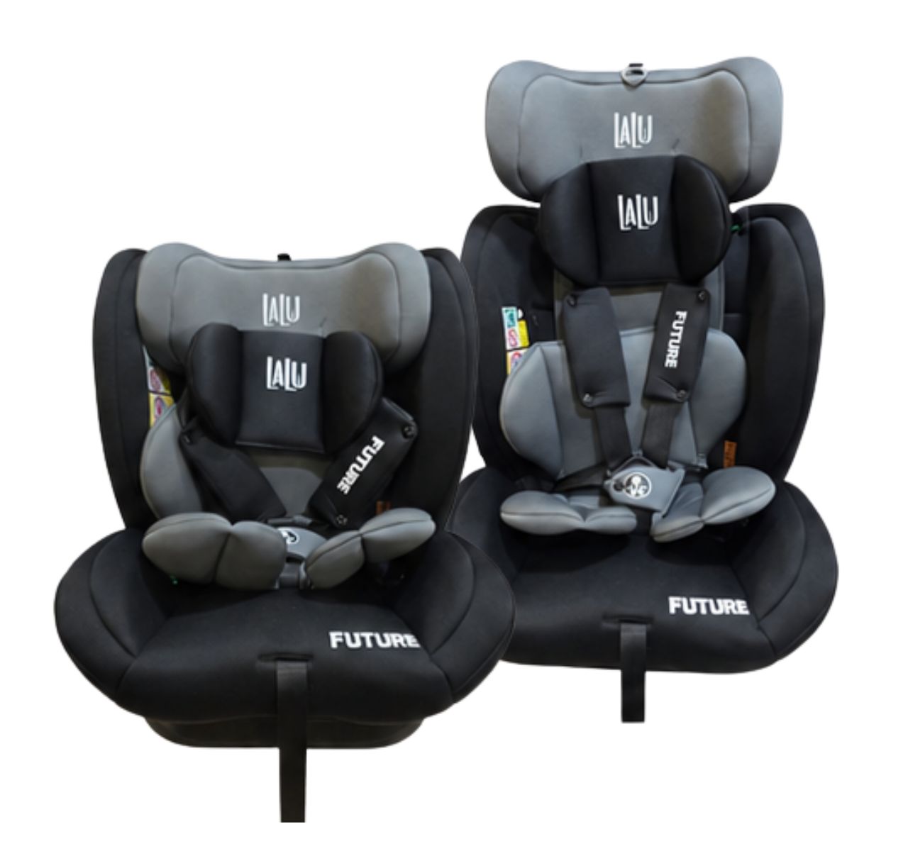 Lalu Future auto sedište za decu od 40-150cm Siva-Happy kids
