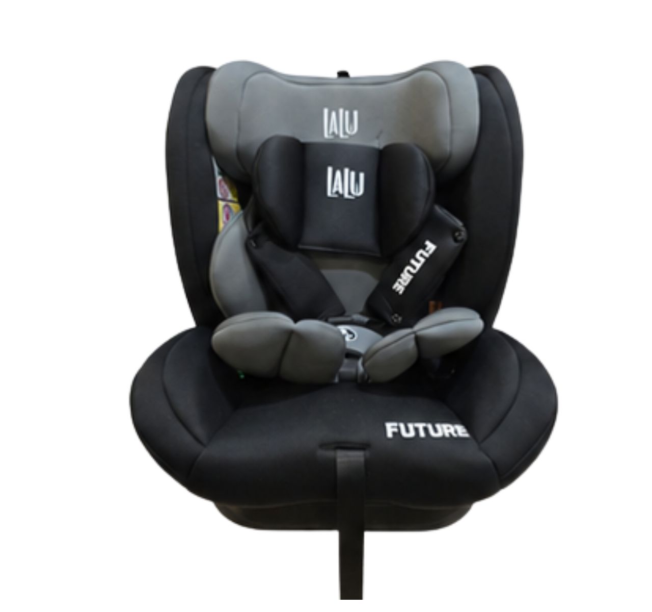 Lalu Future auto sedište za decu od 40-150cm Siva sa  polozajima i vezivanje na pojas