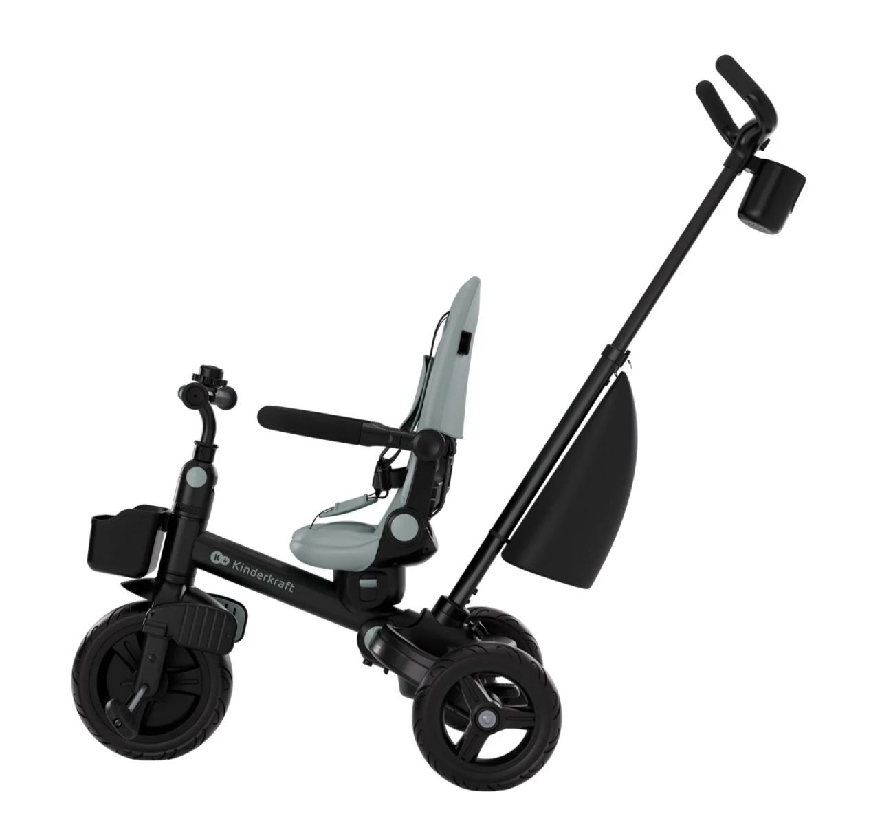 Kinderkraft Aveo 2 Plus tricikl za decu Green sa ruckom