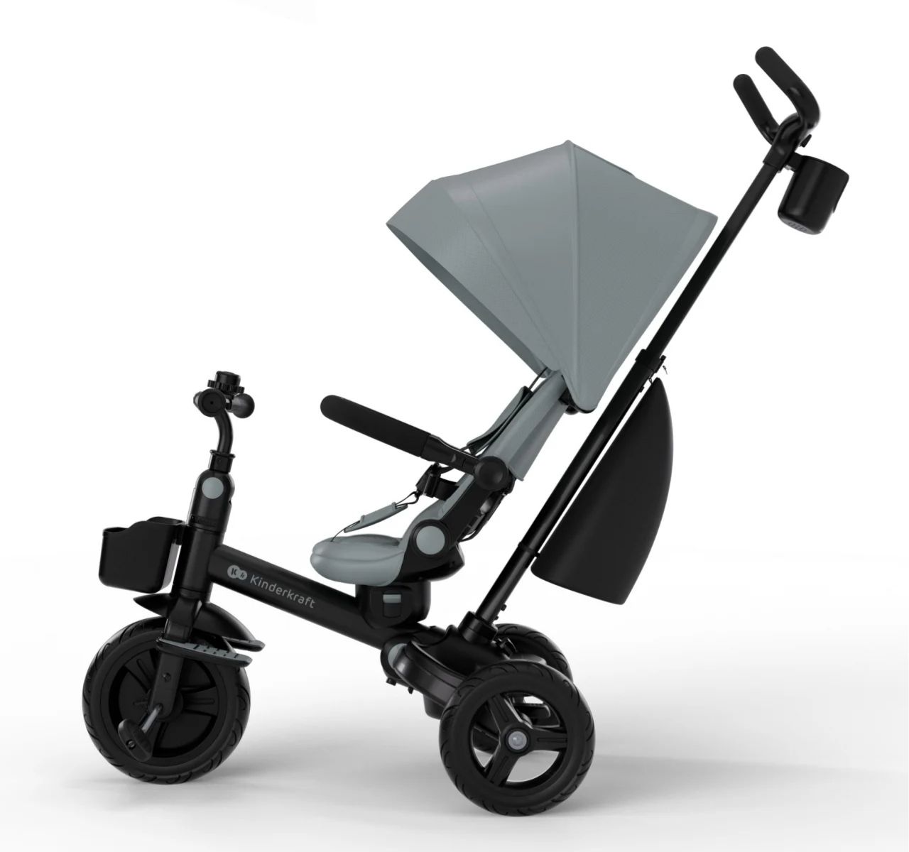 Kinderkraft Aveo 2 Plus tricikl za decu Grey sa nagibom