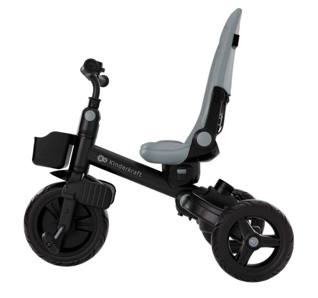 Kinderkraft Aveo 2 Plus tricikl za decu Grey-bez tende i rucke