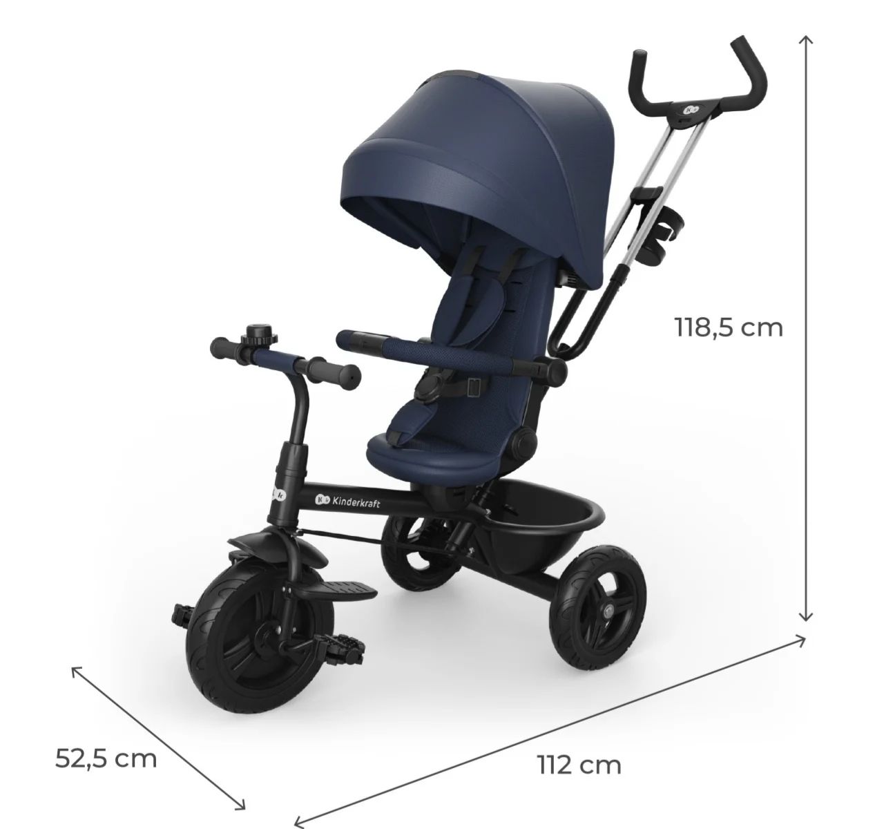 Kinderkraft Aston 2 Plus 6u1 tricikl za decu 