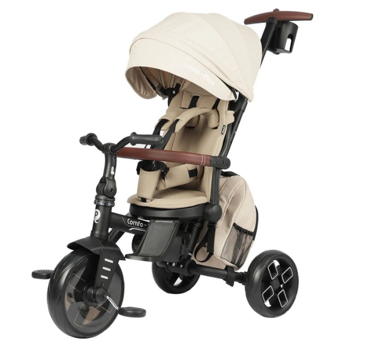 QPlay Comfo Max tricikl za decu Beige-Happy kids