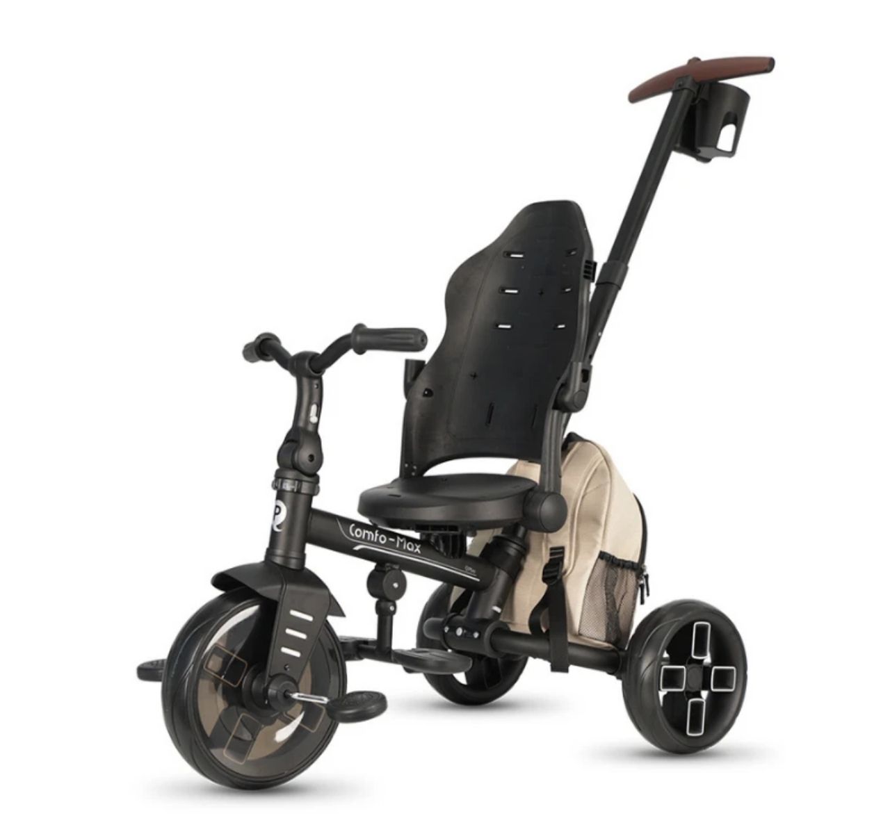 QPlay Comfo Max tricikl za decu Beige sa drskom
