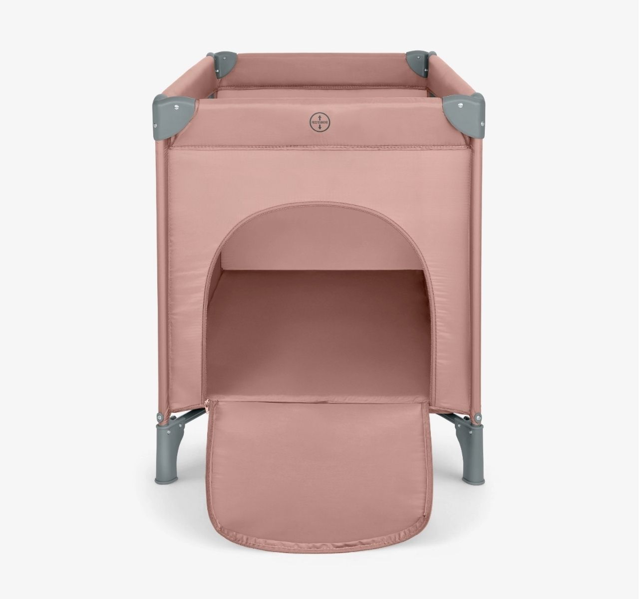 Kikka Boo So Gifted Premium 1 nivo prenosivi krevetac za bebe Pink sa otvorom