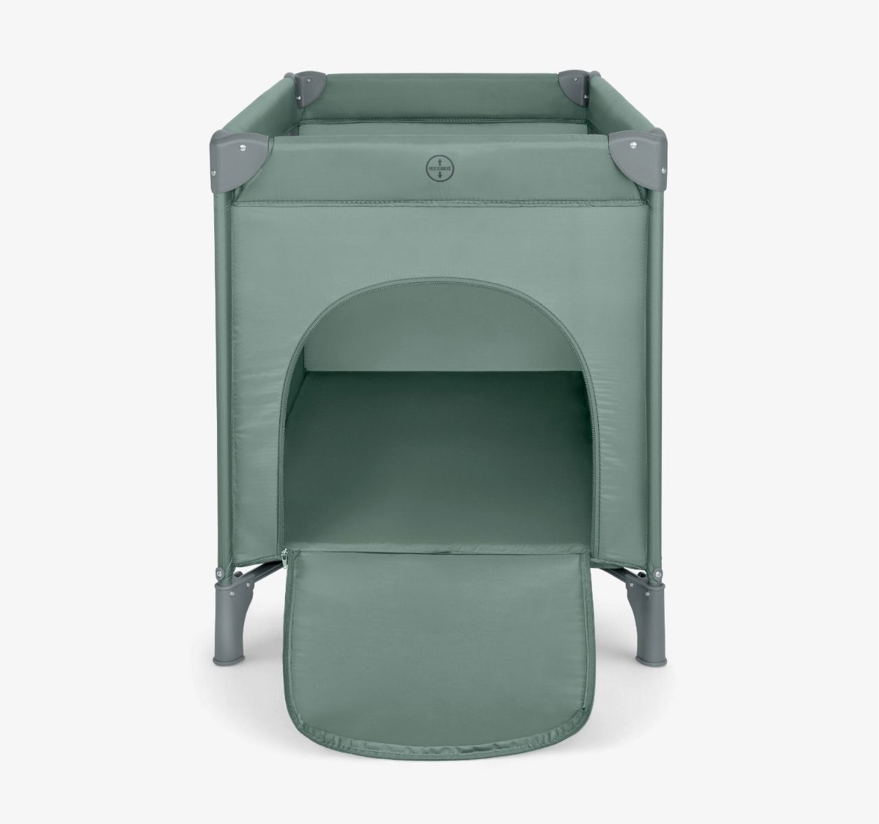 Kikka Boo So Gifted Premium 1 nivo prenosivi krevetac za bebe Green sa otvorom