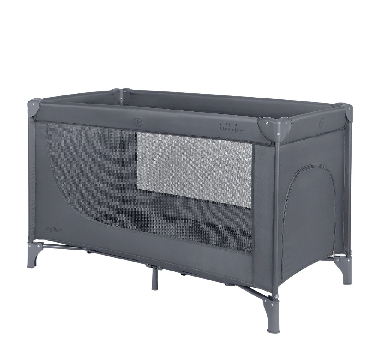 Kikka Boo So Gifted Premium 1 nivo prenosivi krevetac za bebe Grey
