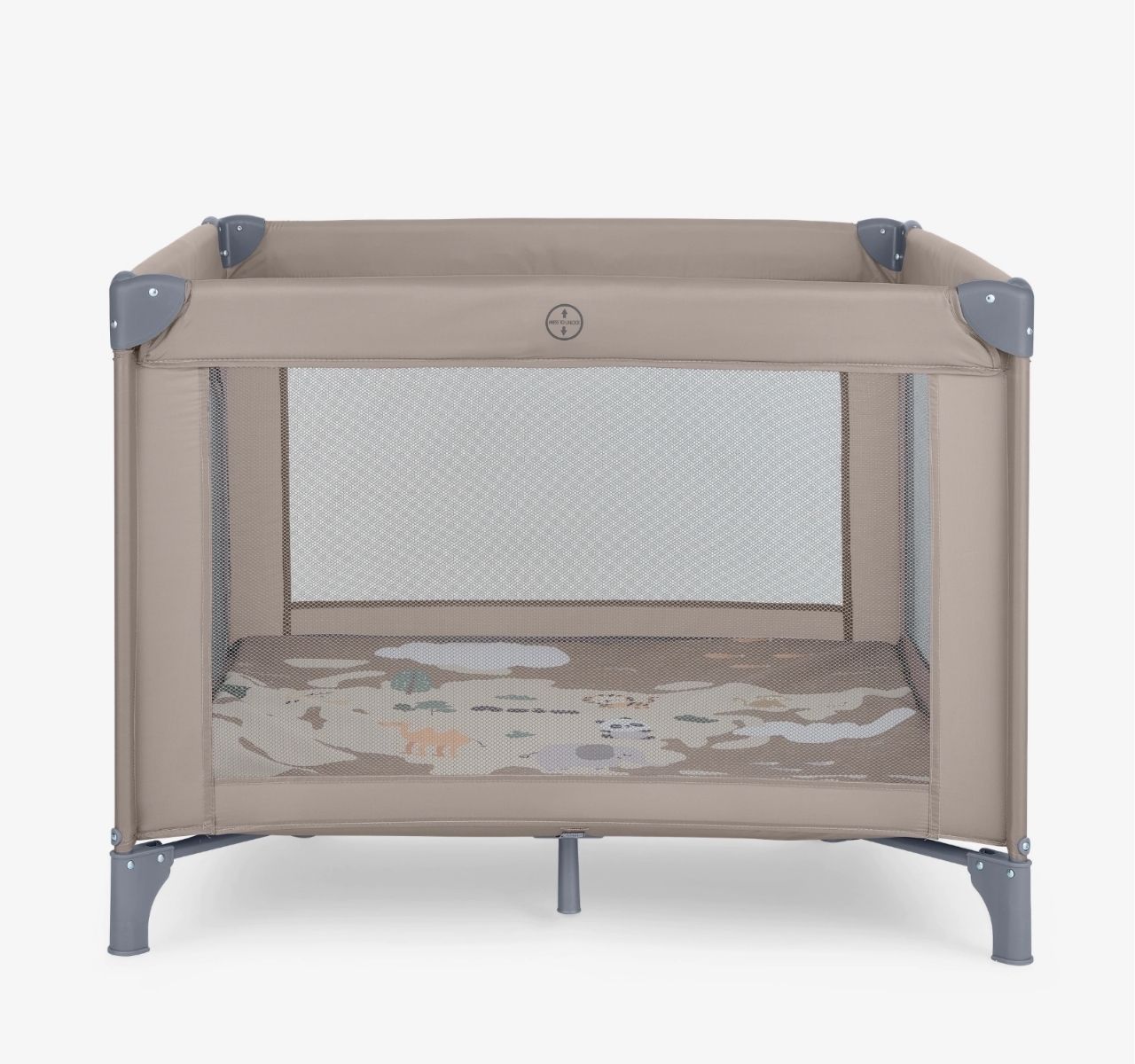 Kikka Boo Enjoy Premium ogradica za bebe Asia Beige stabilna-Happy kids