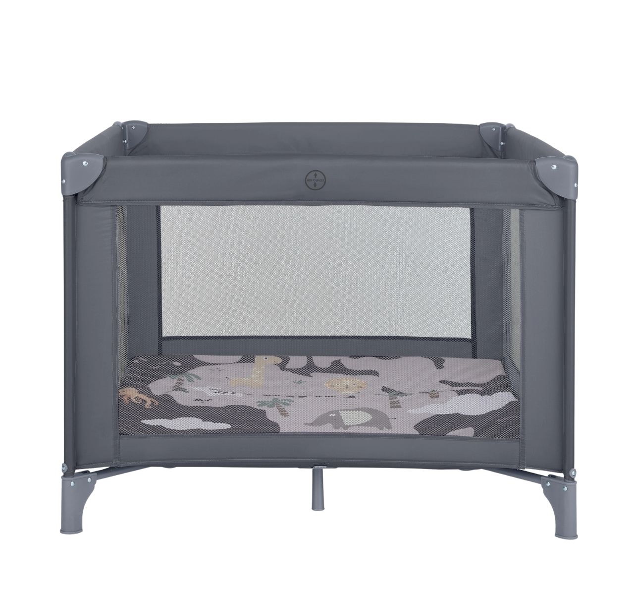   Kikka Boo Enjoy Premium ogradica za bebe Afrika Grey-Happy kids