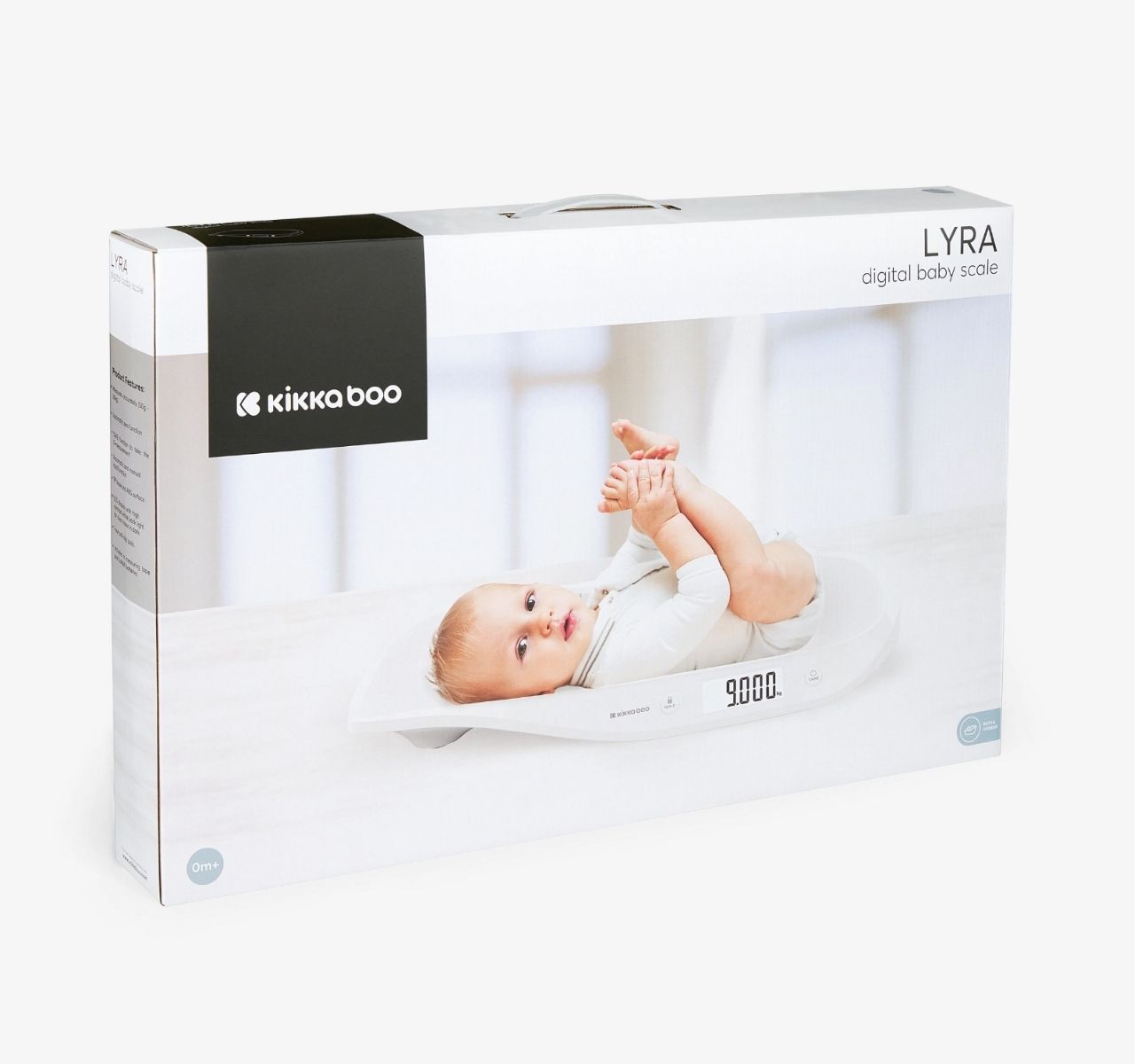 Kikka Boo Lyra digitalna vaga za bebe Grey-Happy kids