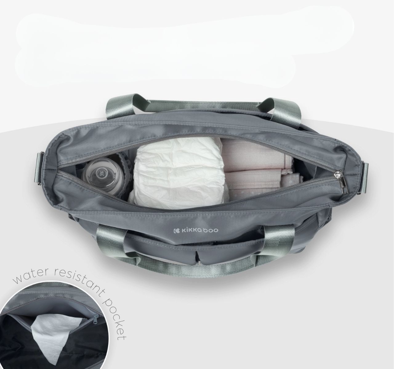 Kikka Boo Brielle torba za mame Grey-organizacija torbe