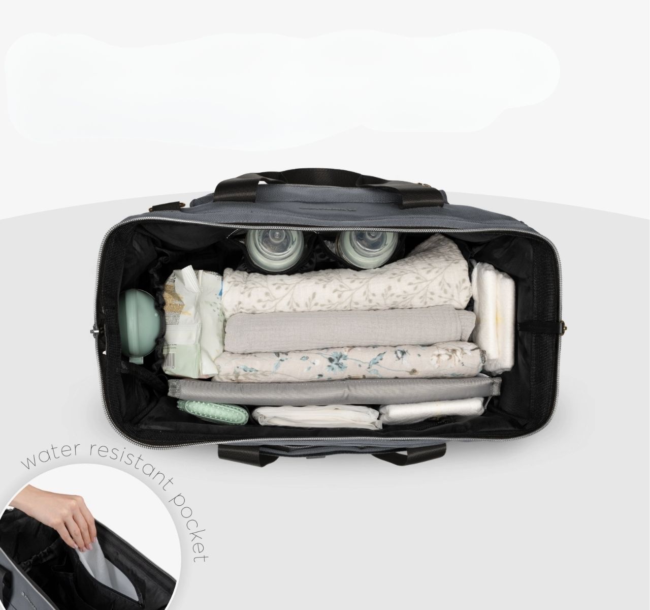 Kikka Boo Maxi Premium torba za mame Grey-organizovanost