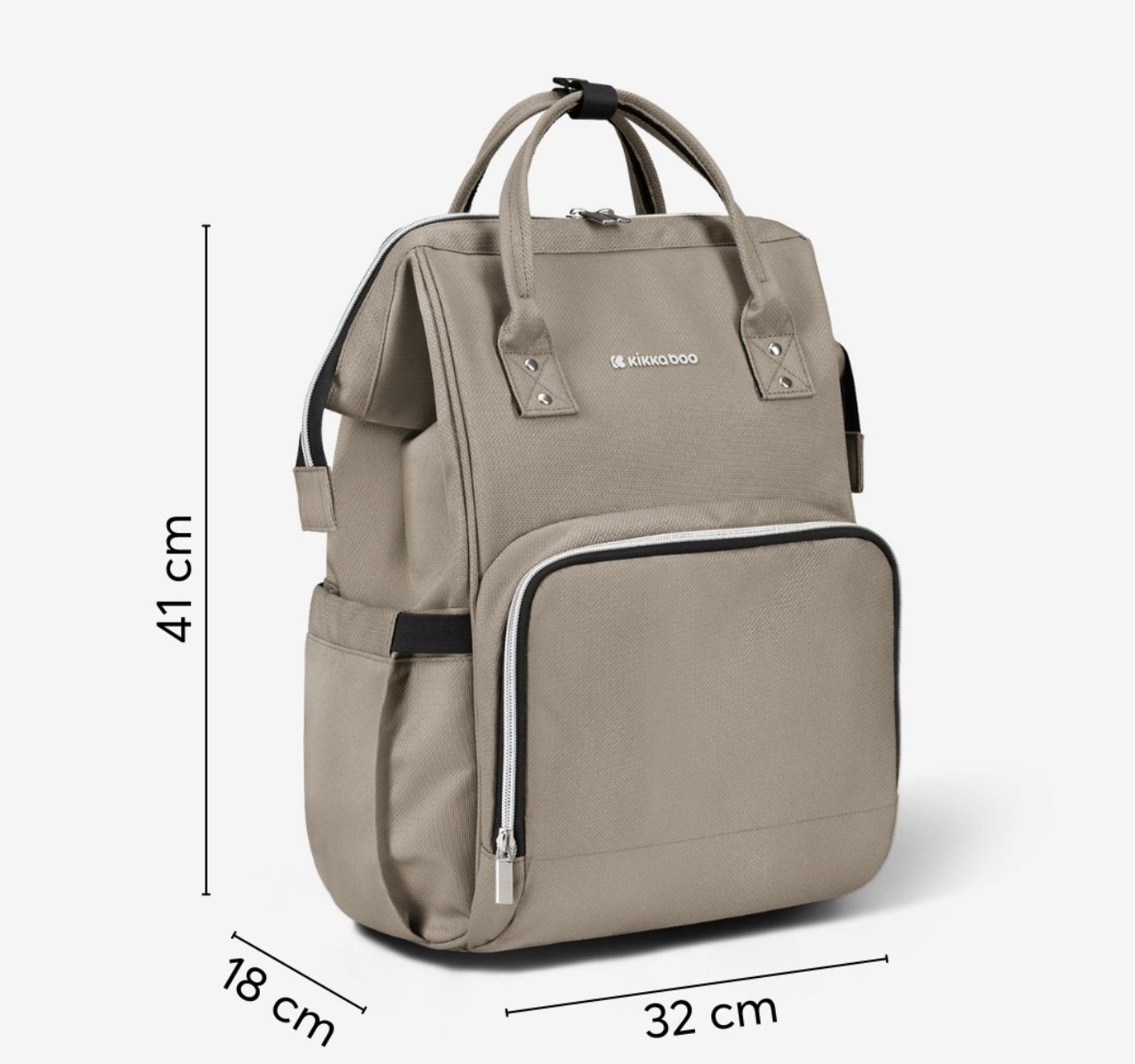 Kikka Boo Siena Premium torba za mame Army green dimenzije