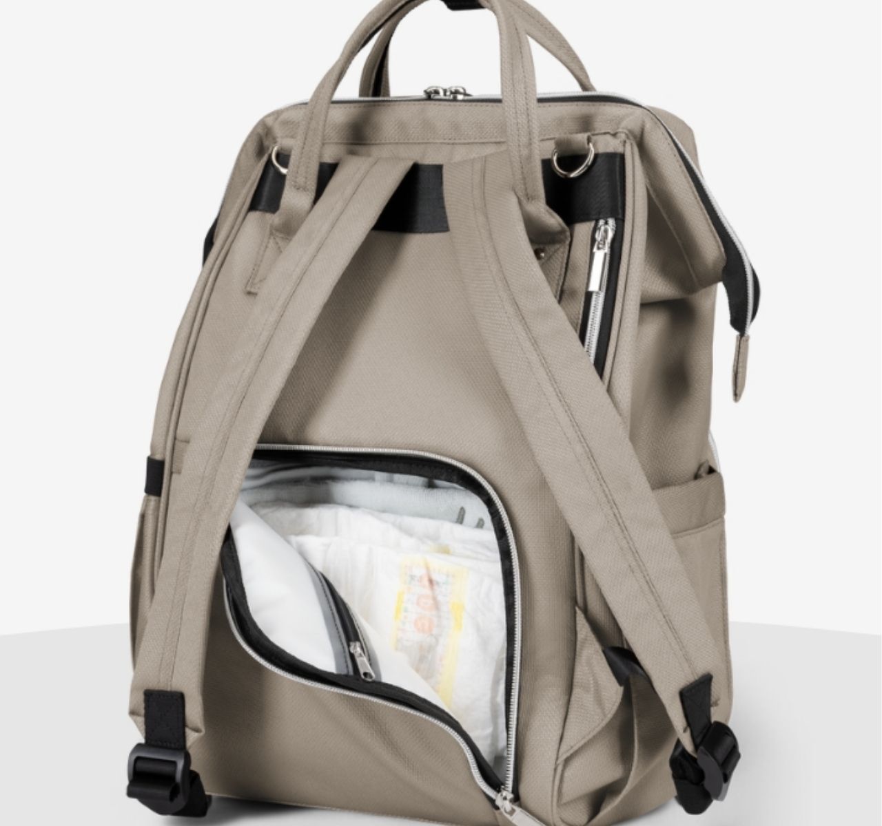 Kikka Boo Siena Premium torba za mame Beige sa dzepom 