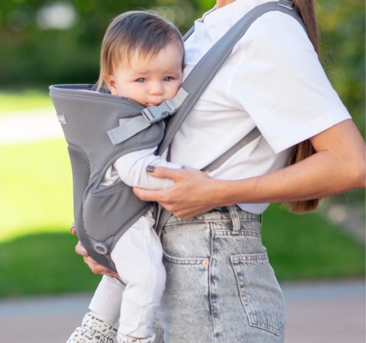 Kikka Boo Myra kengur nosiljka za bebe Mesh Black-Happy kids
