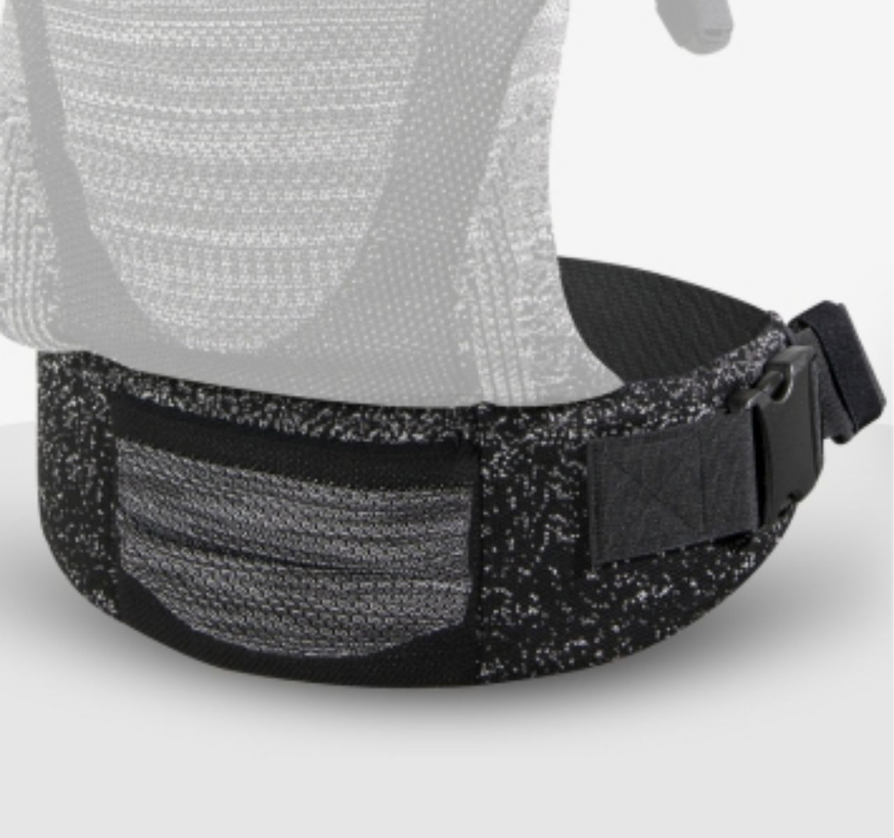   Kikka Boo Hoody kengur nosiljka za bebe Fly Knit Black sa pojasom 