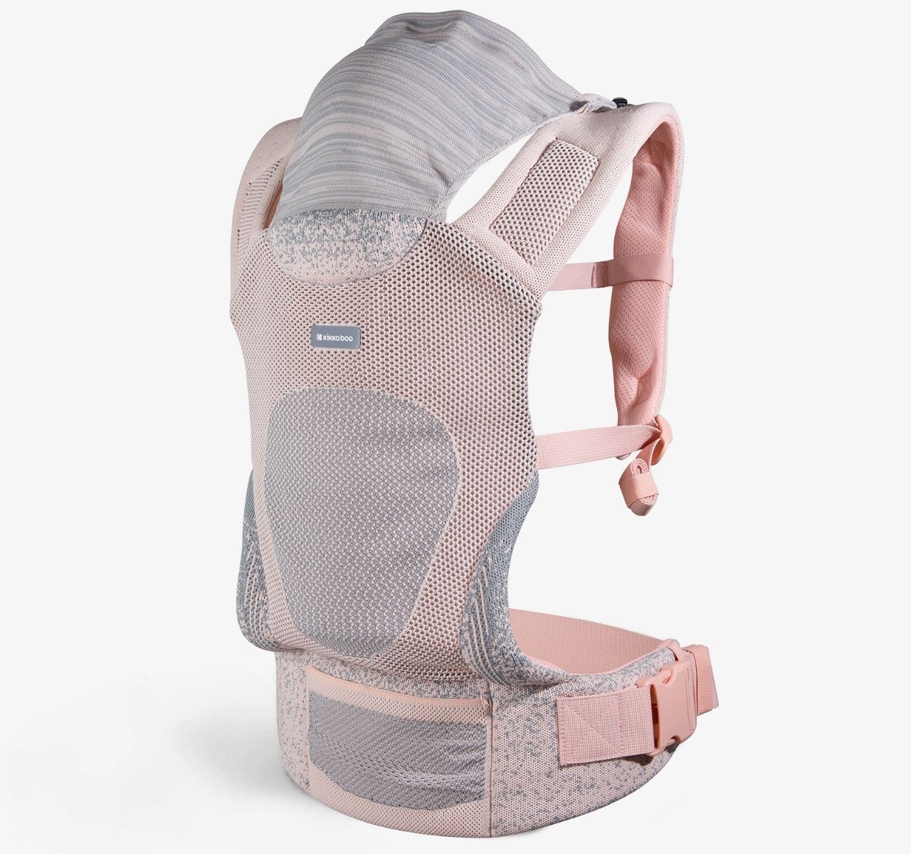  Kikka Boo Hoody kengur nosiljka za bebe Fly Knit Pink