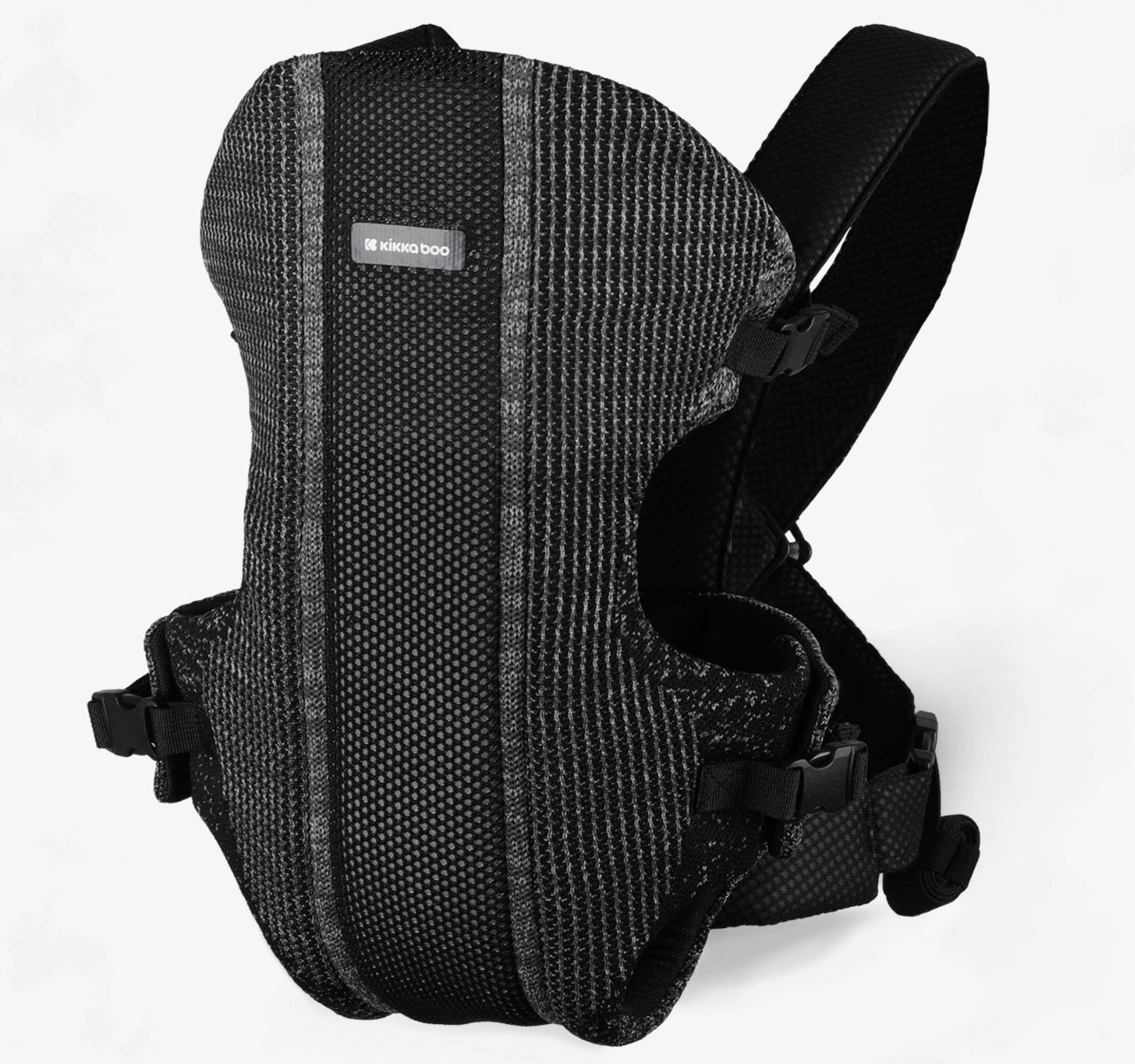   Kikka Boo Gwen kengur nosiljka za bebe Fly Knit Black