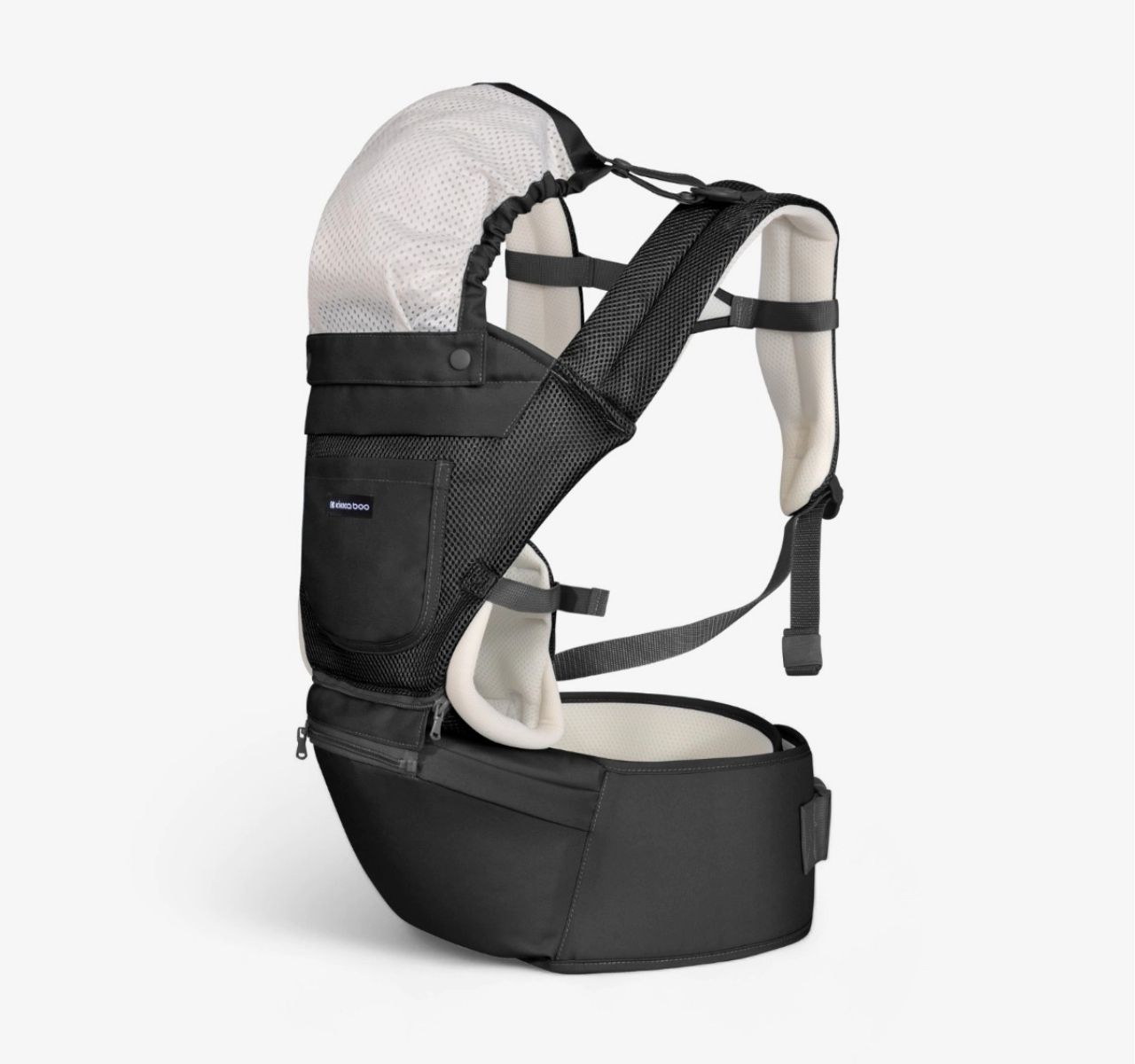 Kikka Boo Chloe Mesh 3u1 kengur nosiljka za bebe Black