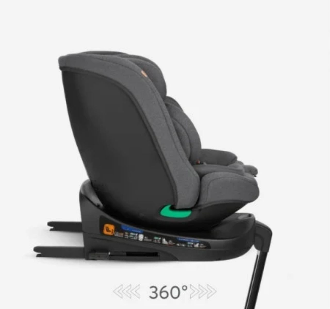 Kikka Boo i-Secure i-Size Isofix auto sedište za bebe 40-150cm Dark Grey sa isofixom-Happy kids