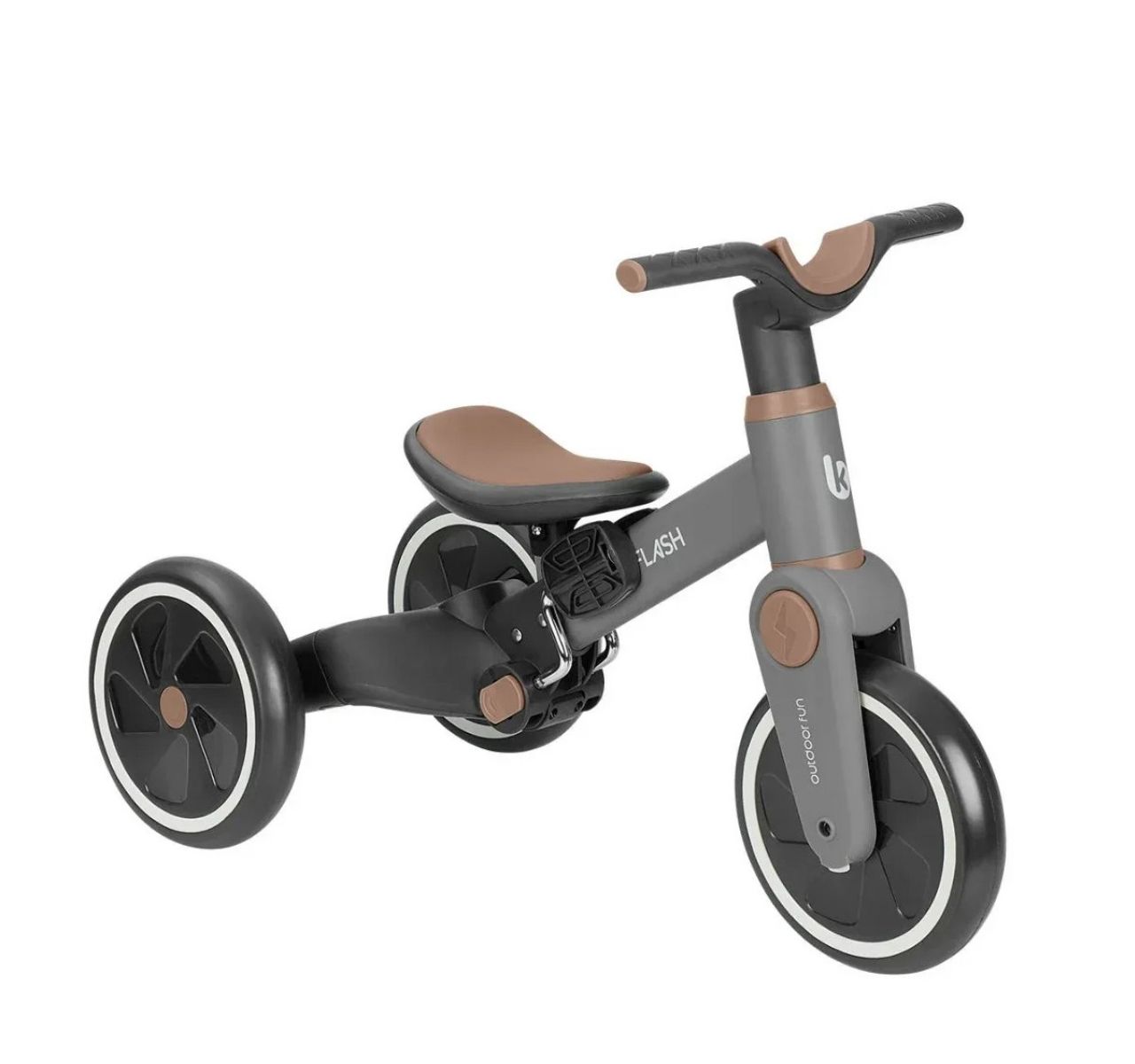 Kikka Boo Flash tricikl za decu 5u1 Grey-Happy kids