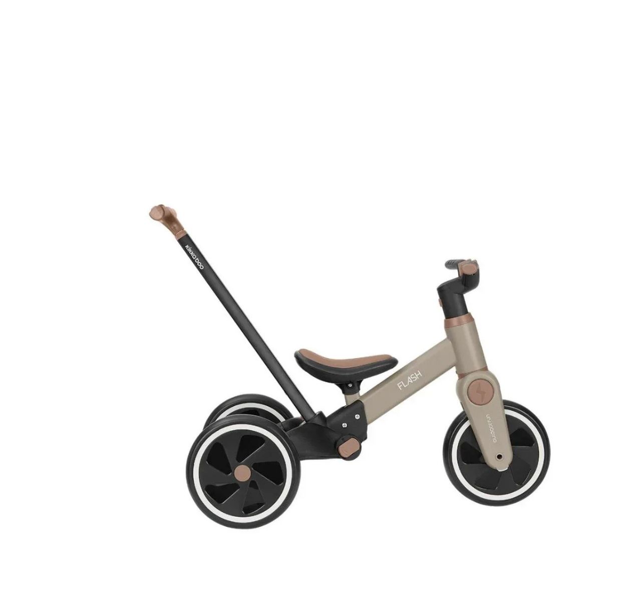 Kikka Boo Flash tricikl za decu 5u1 Beige-podesiva rucka