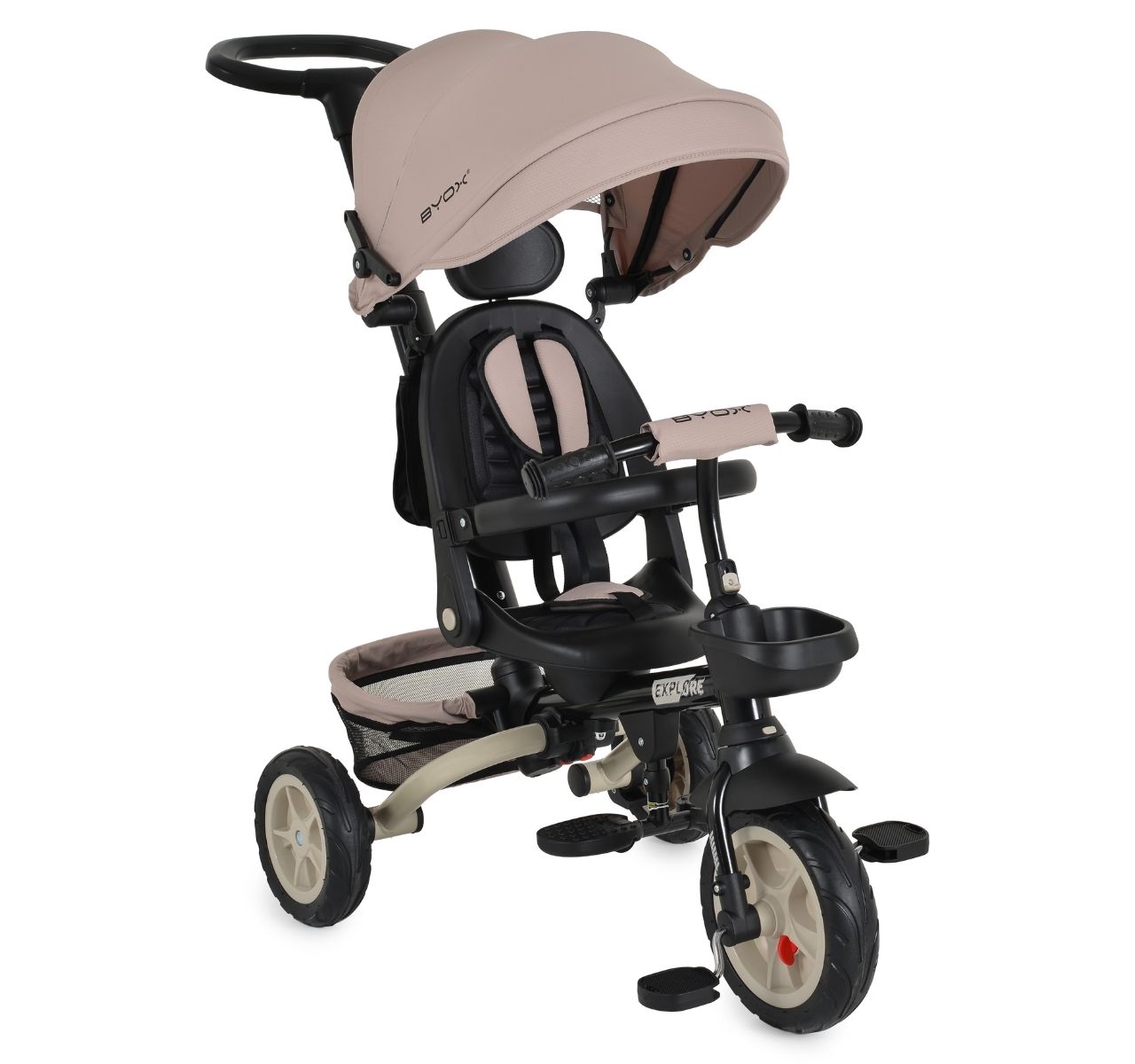 Byox Explore sklopivi tricikl za decu Beige-Happy kids