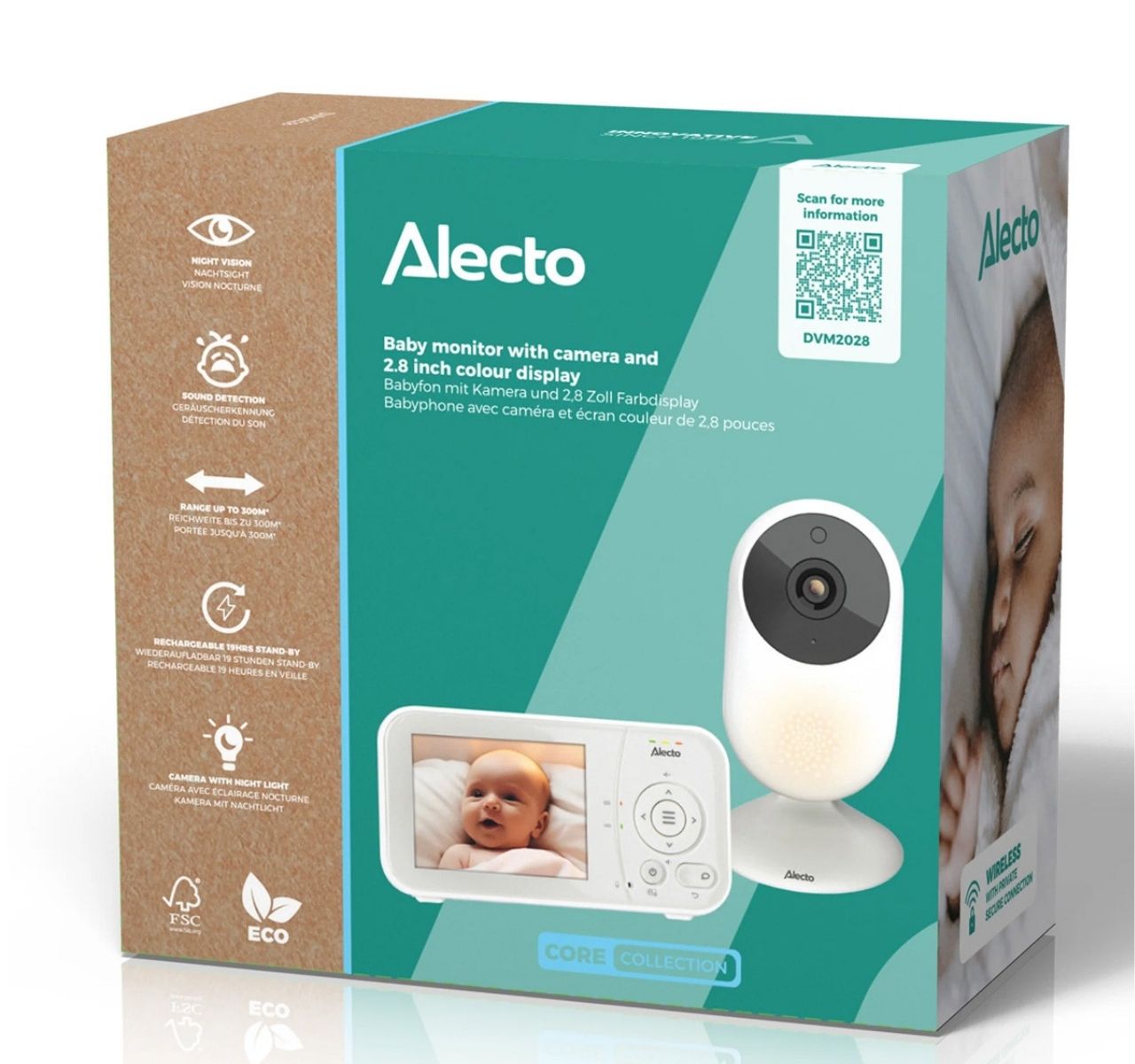 Alecto kamera sa monitorom DVM2028