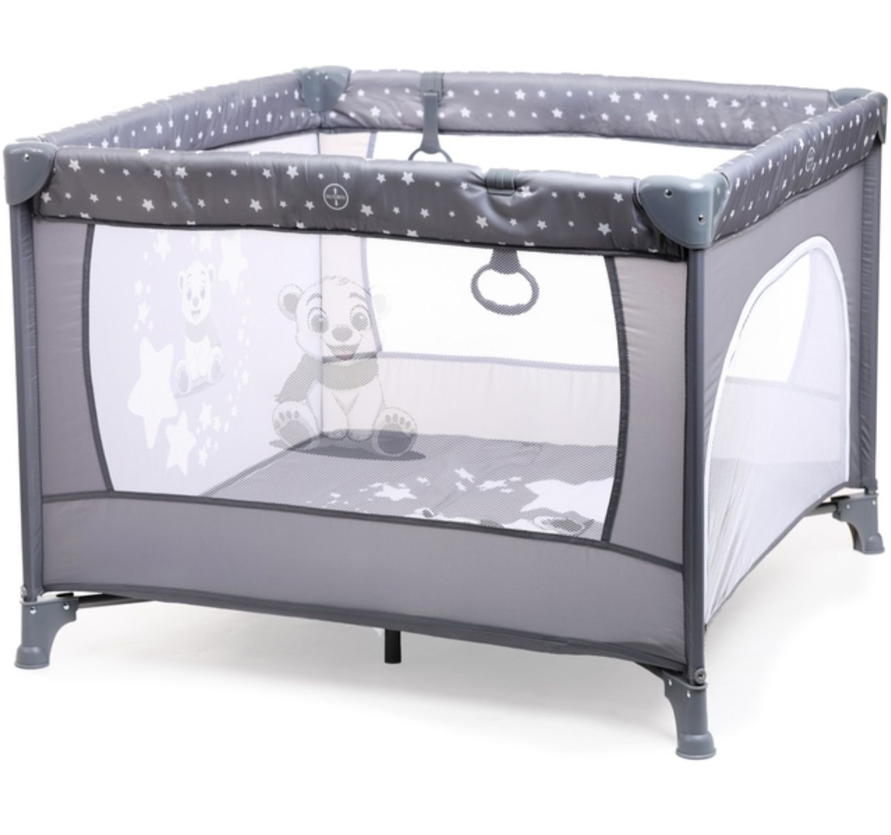 BBO Time 2 Play Ogradica za bebe Grey sa obrucima na stranicama