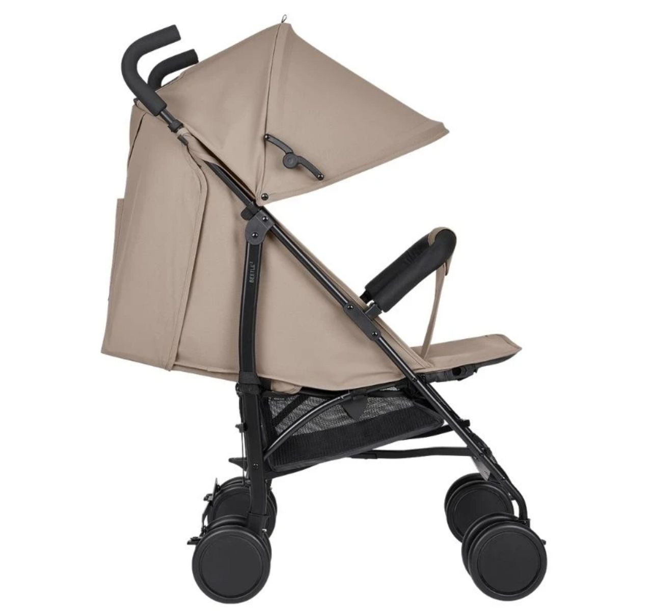 Kikka Boo Beetle 2 Premium kišobran kolica za bebe Beige sa lezecim polozajem-Happy kids