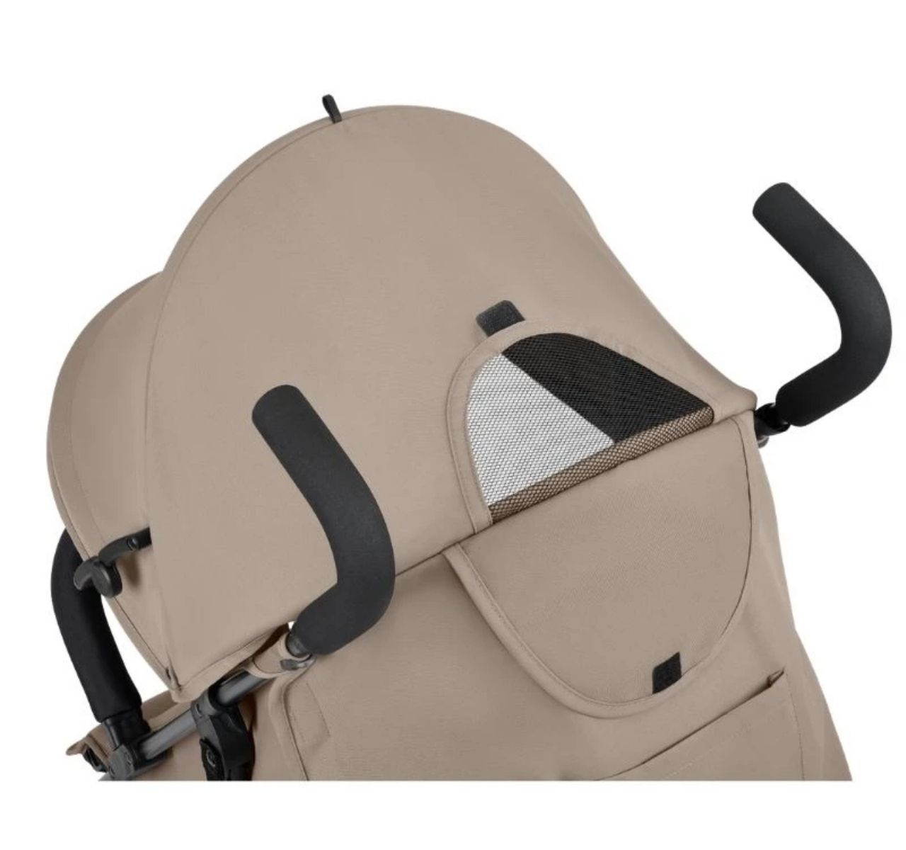 Kikka Boo Beetle 2 Premium kišobran kolica za bebe Beige-prozorcic sa mrezicom na tendi