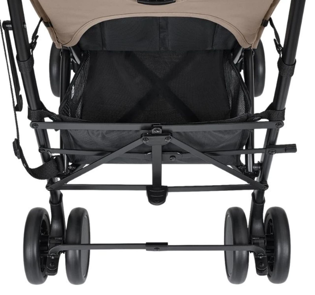 Kikka Boo Beetle 2 Premium kišobran kolica za bebe Beige-sa kocnicom  i tockovima od eva pene