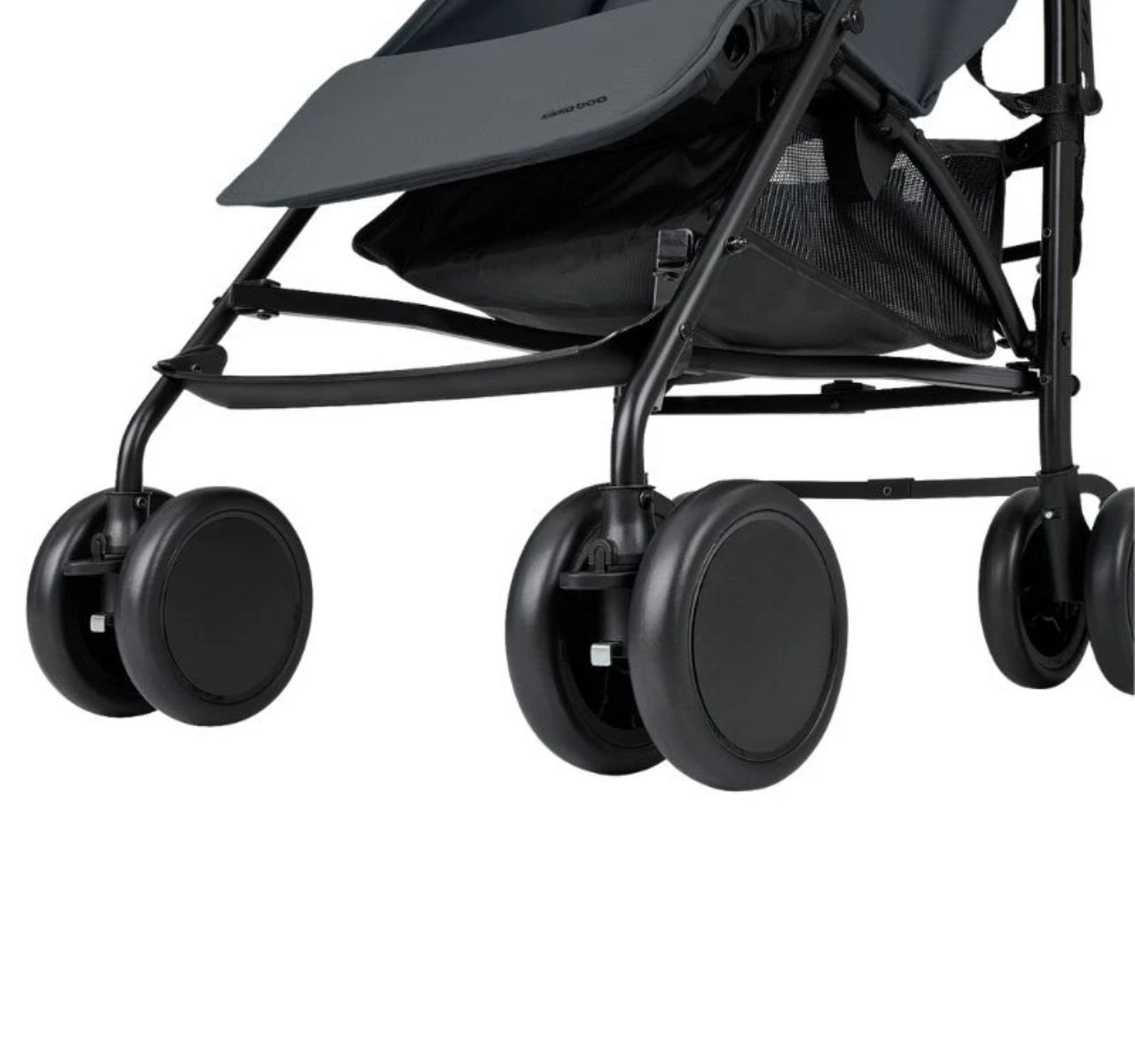 Kikka Boo Beetle 2 Premium kišobran kolica za bebe Dark Grey-tockovi od eva pene