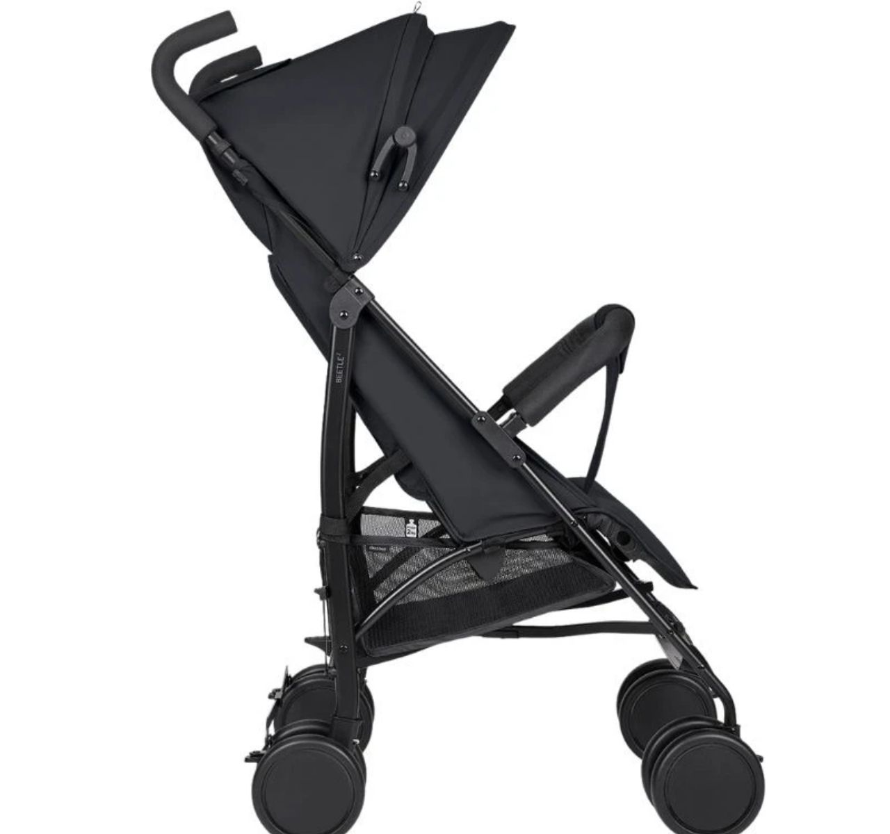 Kikka Boo Beetle 2 Premium kišobran kolica za bebe Black-polozaj tende