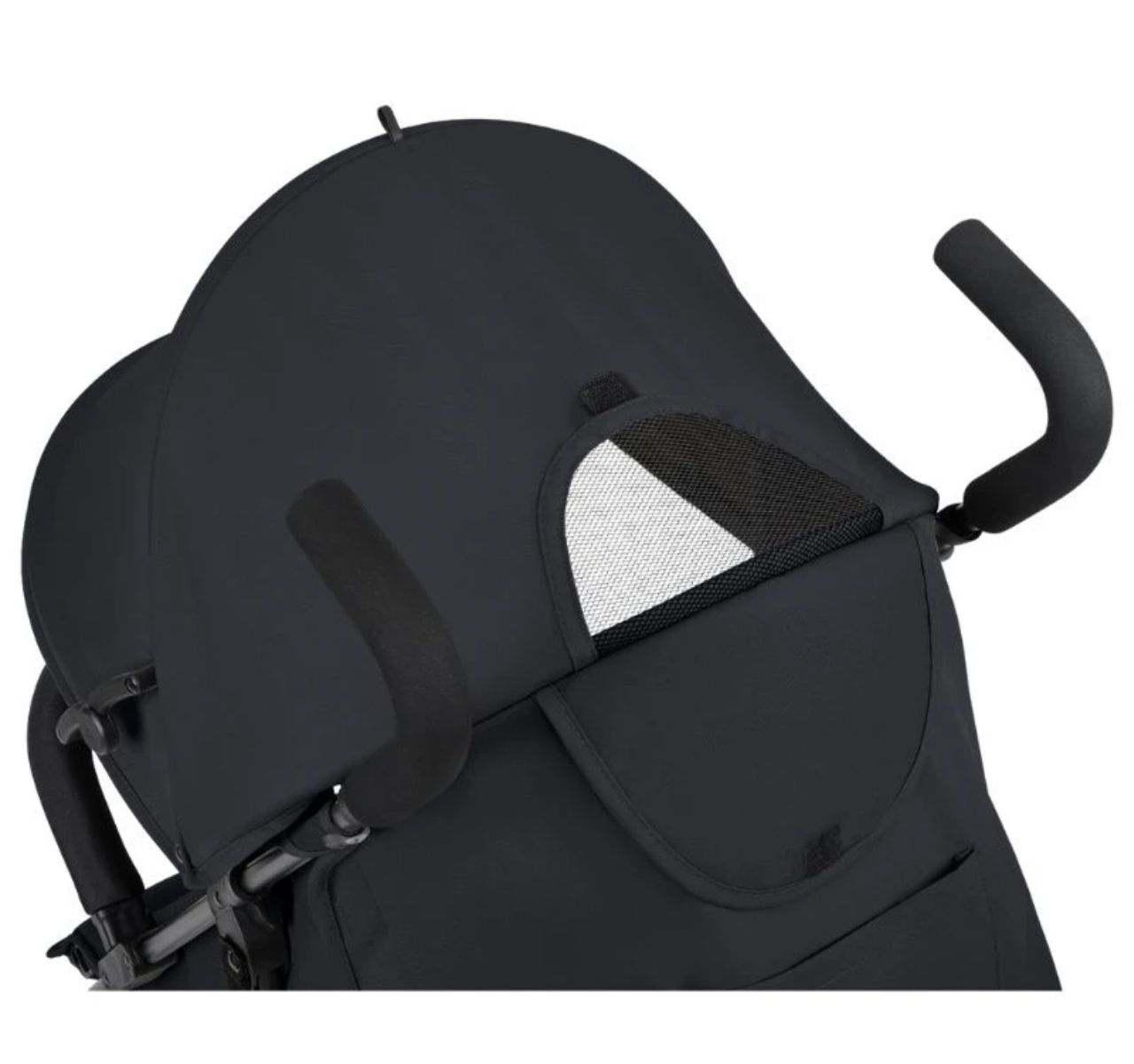 Kikka Boo Beetle 2 Premium kišobran kolica za bebe Black-mrezica na tendi za prozracnost