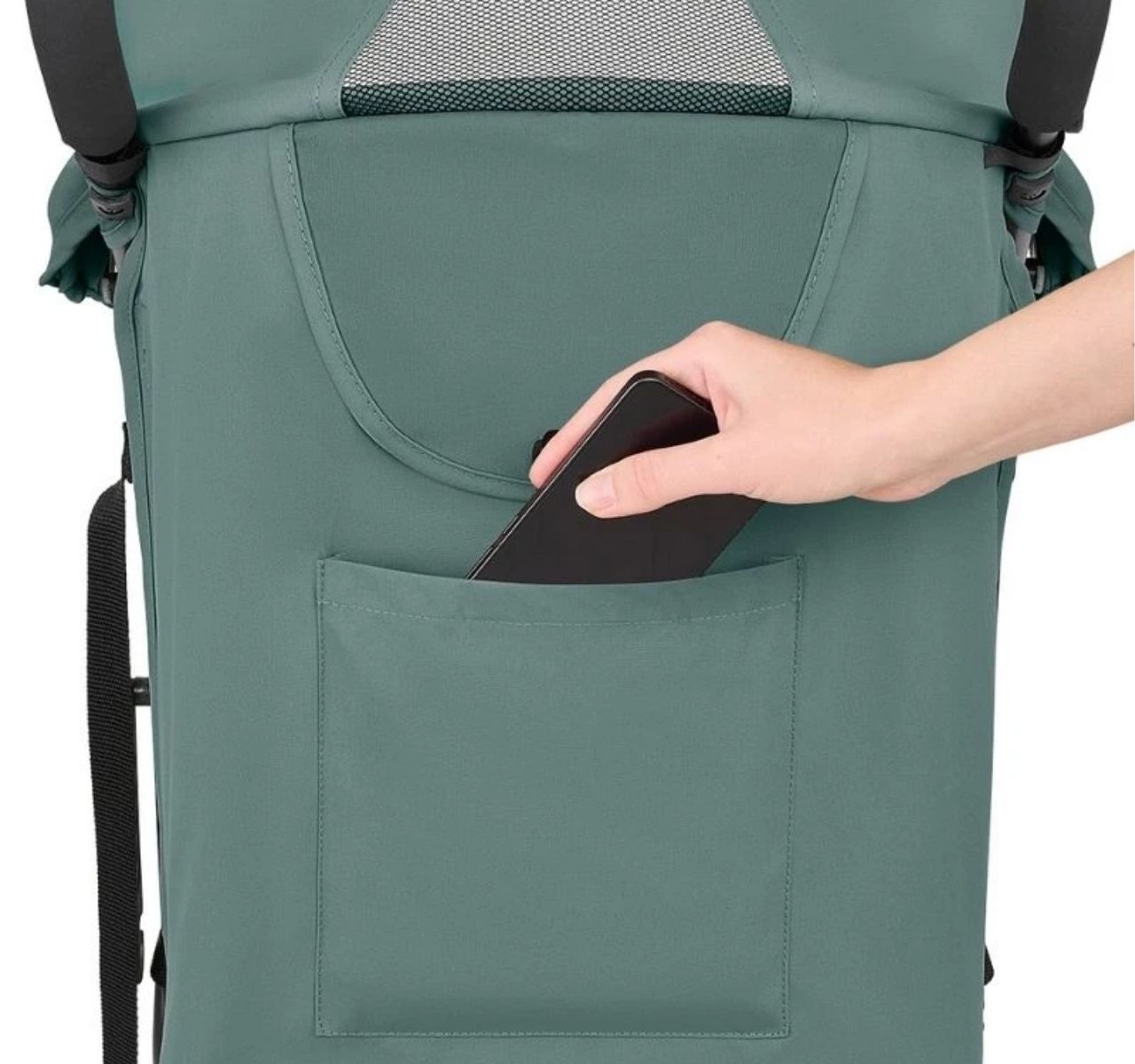 Kikka Boo Beetle 2 Premium kišobran kolica za bebe Mint-dzep na tendi