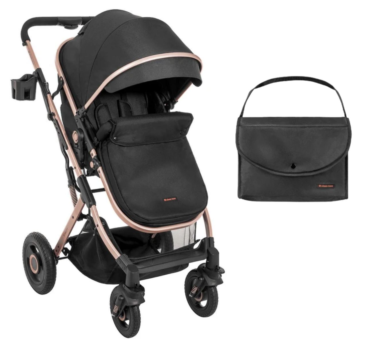 Kikka Boo Scarlet 2u1 kolica za bebe Black