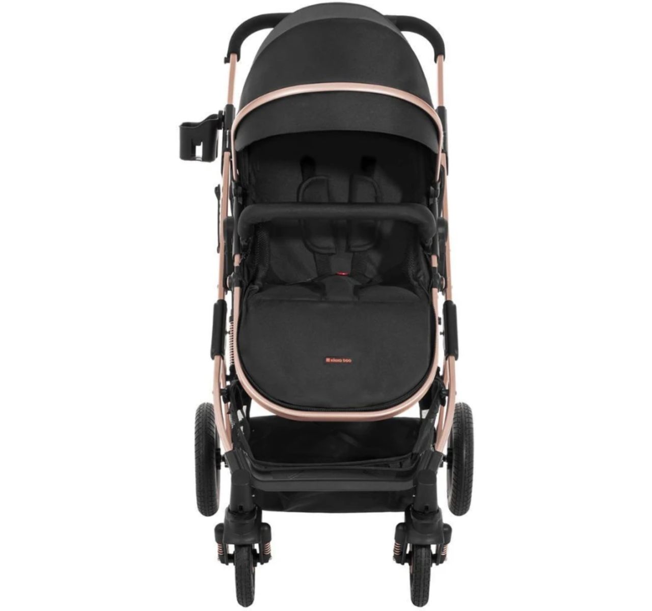 Kikka Boo Scarlet 2u1 kolica za bebe Black sa reverzibilnom korpom