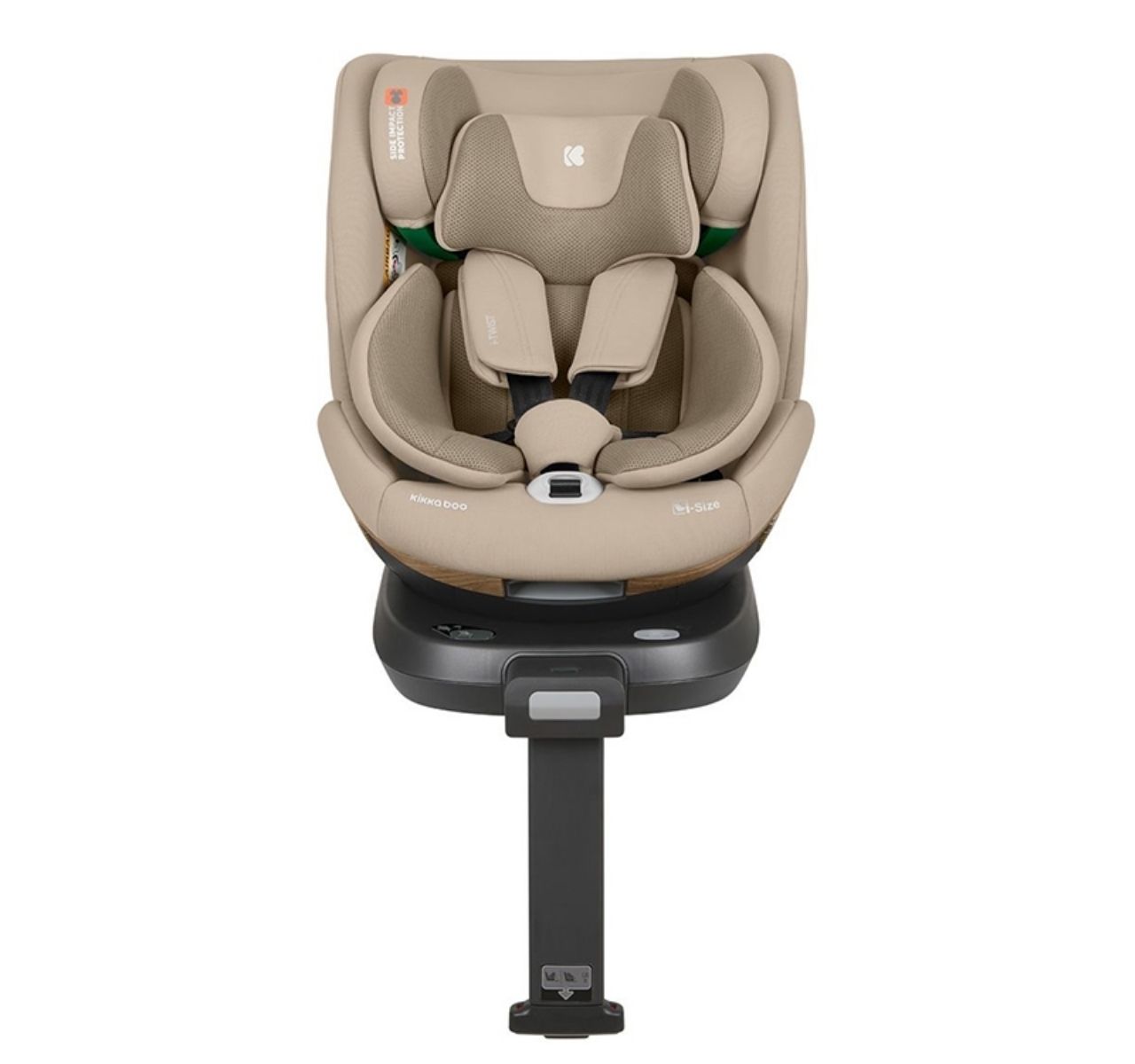 Kikka Boo i-Twist Premium Isofix i-Size auto sedište 40-150cm Sand sa potpornom nogom-Happy kids
