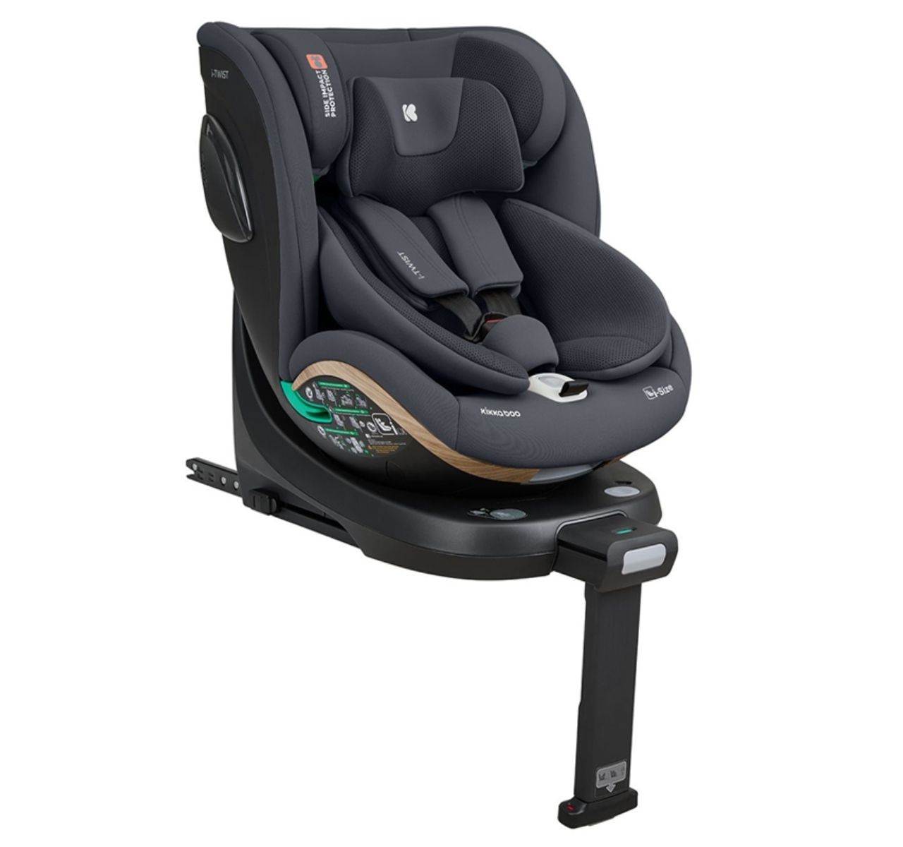 Kikka Boo i-Twist Premium Isofix i-Size auto sedište 40-150cm Grey