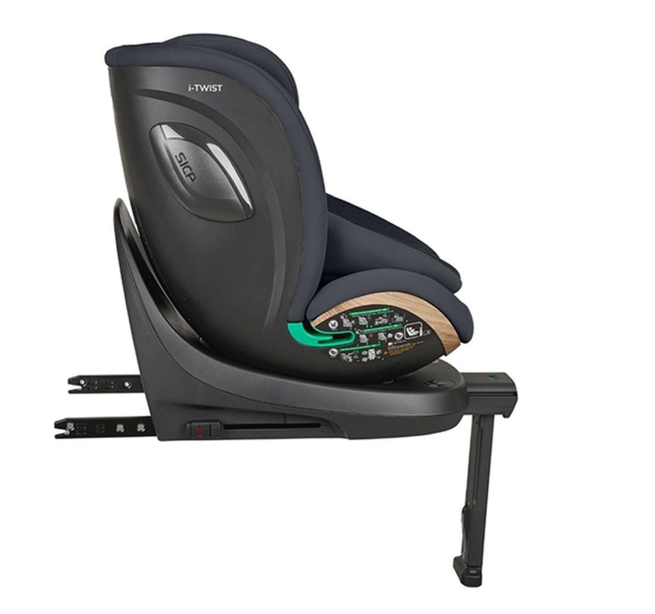 Kikka Boo i-Twist Premium Isofix i-Size auto sedište 40-150cm Grey