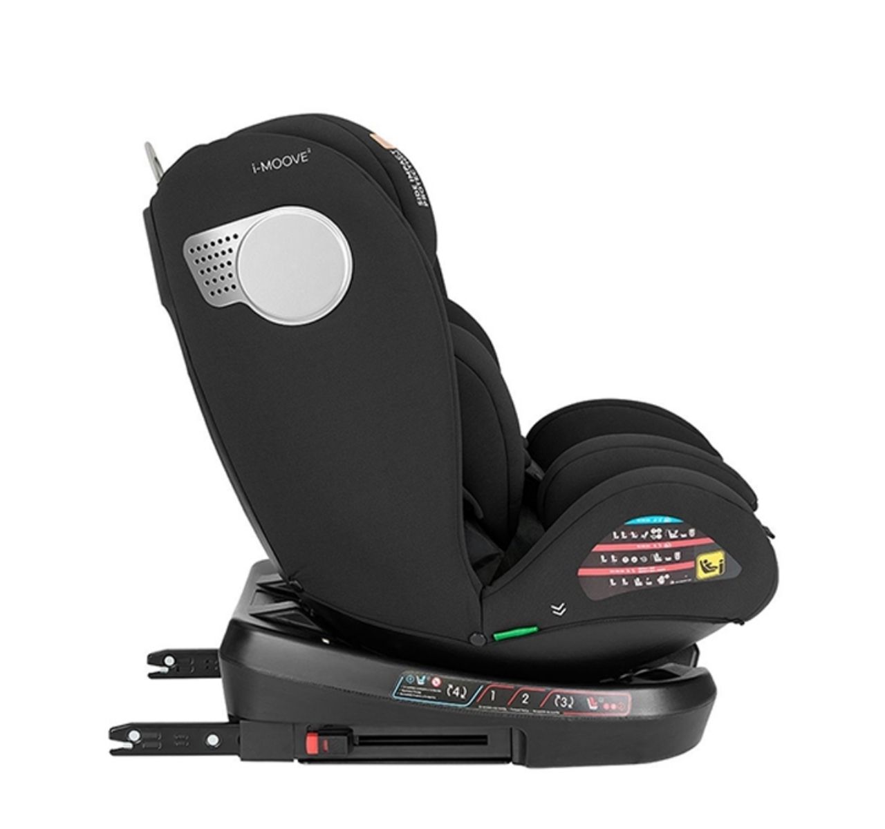   Kikka Boo i-Moove 2 Isofix i-Size auto sedište 40-150cm Black