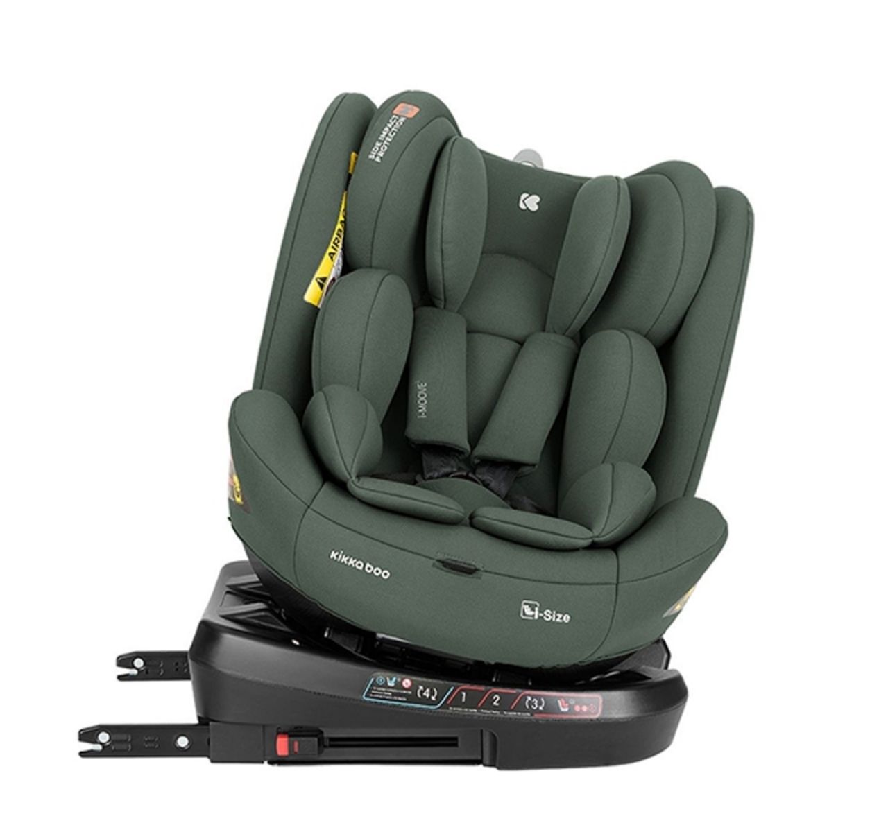   Kikka Boo i-Moove 2 Isofix i-Size auto sedište 40-150cm Army green sa rotacijom