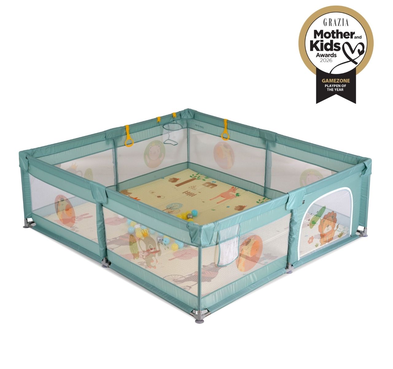   Moni GameZone ogradica za igru 150x200cm Mint-Happy kids