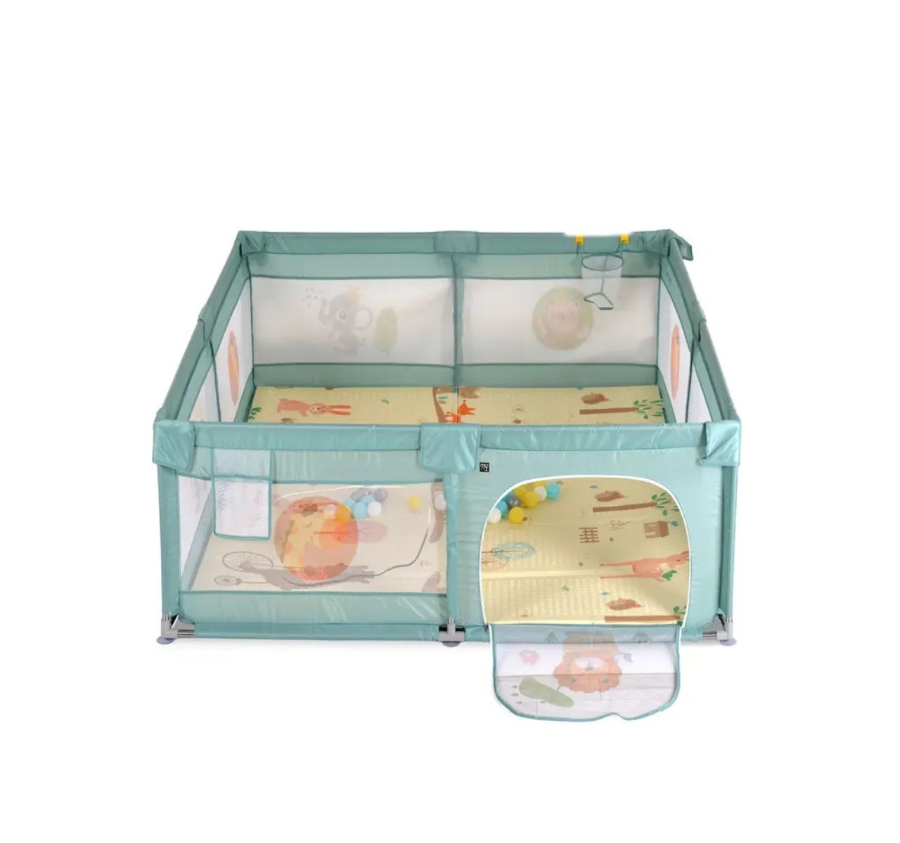   Moni GameZone ogradica za igru  120x120 Mint-Happy kids